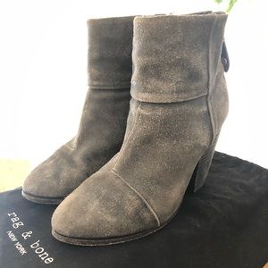 RAG & BONE Distressed Suede Booties